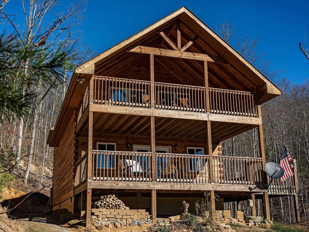 Log Cabin In Smoky Mountains Hotell Sevierville Exteriör bild